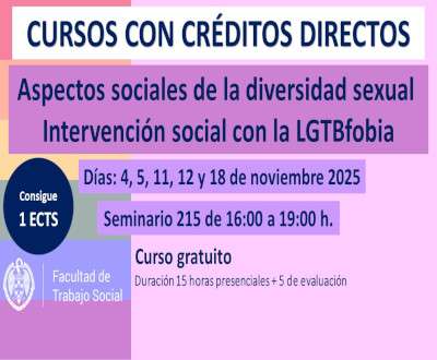 Aspectos sociales de la diversidad sexual. Intervención social con la LGTBfobia